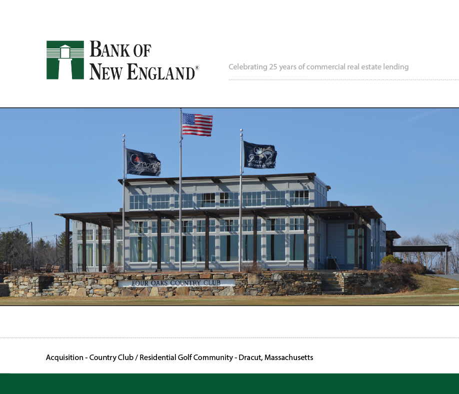 Proudly Financed by Bank of New England